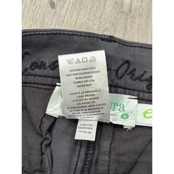 Aventura Womens Slim Bootcut Leg Pants Trousers Mid Rise Stretch Gray Size 2 - Picture 6 of 8